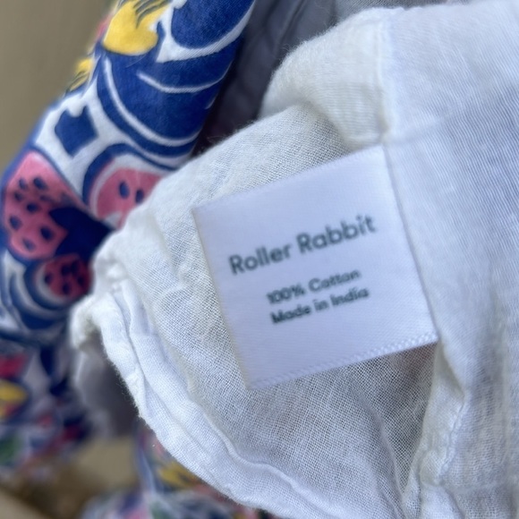 Roller Rabbit Chahchas Pamela Dress Bohemian Festival Hippie Floral Sz S - Picture 4 of 6